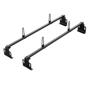 VEVOR Trailer Ladder Rack, 60" 2 Crossbars Ladder Roof Rack, Heavy-duty Steel Van Roof Ladder Rack, 500 lbs Capacity Van Ladder Rack, Black - 1 of 4