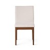 17.5'' Upholstered Dining Chairs Set of 2 with Wood Legs,Contemporary Fabric Accent Chairs for Dining Room-Baofuwish - 3 of 4