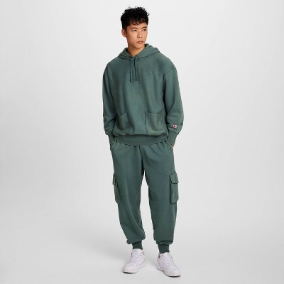 Champion Men's Washed Cargo Fleece Jogger Pants