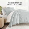 Modern Geometrics & Thatch Pattern 3PC Duvet Cover & Shams Set, Ultra Soft, Easy Care - Becky Cameron - 2 of 4