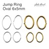 John Bead Must Have Findings Metal Silver 6x5mm Oval Jump Rings for Jewelry Making Findings, 98 Pieces - 4 of 4