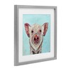 Stupell Industries Babe Screen Piglet Framed Print Under Glass Art - 2 of 4