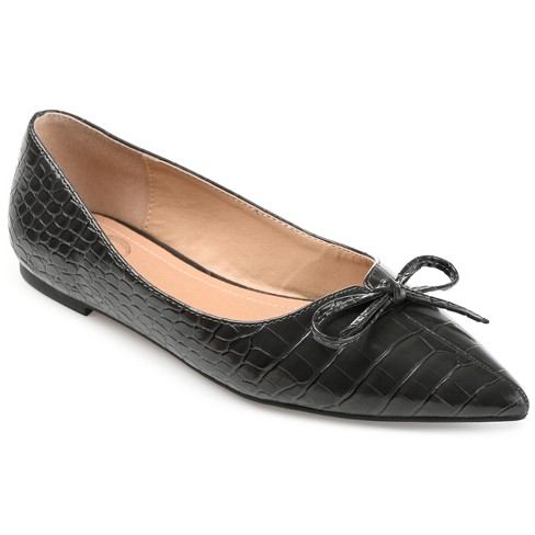 target black ballet flats