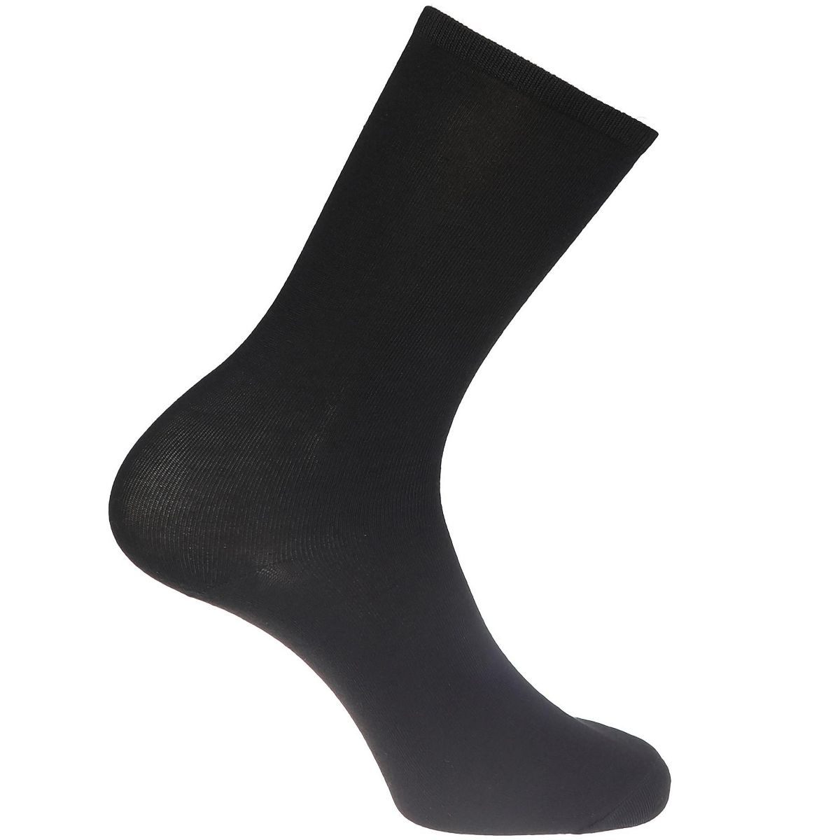 Dockers Men's Socks & Hosiery - 6-Pack Flat Knit Athletic and Dress Crew Socks for Men, Black - thumbnail 3