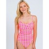 RuffleButts Women's UPF50+ Convertible Bandeau One Piece - 3 of 4