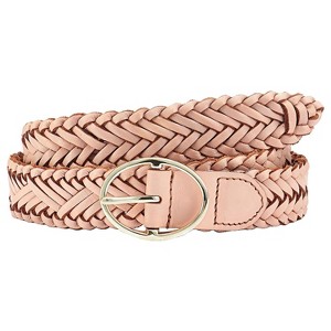 Women's Woven Leather Belt - LASCANA - 1 of 4