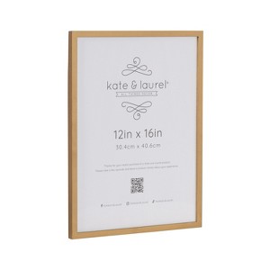 Kate & Laurel All Things Decor 12"x16" Gallery Wall Wood Photo Frame Gold - 1 of 4