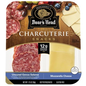 Boar's Head Uncured Genoa Salame and Mozzarella Cheese Tray - 1.75oz - 1 of 4