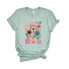 Simply Sage Market Boho Teacher Apple Floral Short Sleeve Tee - 2 of 4
