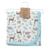 Touched By Nature Organic Cotton Baby Swaddle Blanket - Buffalo Plaid, 40x40 Inches, Super Soft & Multi-Use