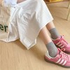 Alilang Women's Summer Ribbed Ankle Socks with Bow Embroidery - 3 of 3