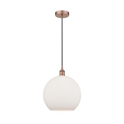 Athens - 1 Light Mini Pendant In Industrial Style-14.38 Inches Tall and 11.75 Inches Wide