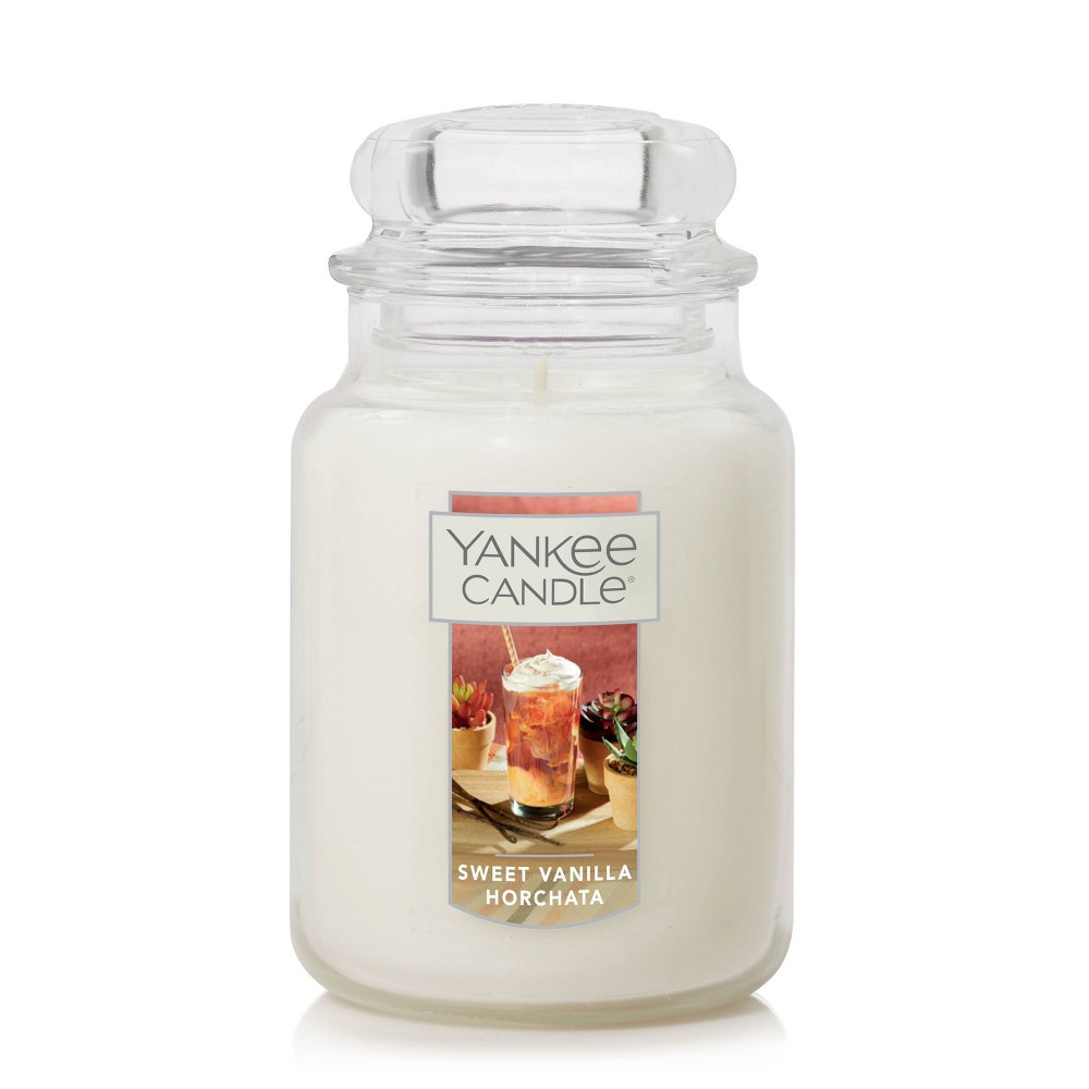 Photos - Figurine / Candlestick Yankee Candle 22oz Large Classic Under the Desert Sun Sweet Vanilla Horchata Jar - Yanke 