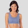 Fruit of the Loom Women's Tank Style Cotton Sports Bra 6-Pack - 3 of 4