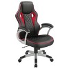 TiramisuBest Rustic Wood & Fabric Adjustable Office Chair with Modern Design - 2 of 4