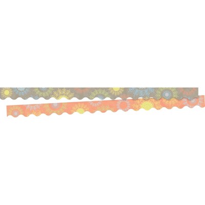 2pk Mindfulness Sunset Double-Sided Scalloped Classroom Borders - Barker Creek