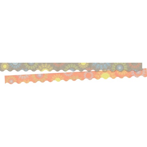 2pk Mindfulness Sunset Double-Sided Scalloped Classroom Borders - Barker Creek - image 1 of 4