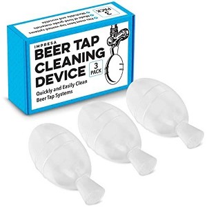 Impresa [3 Pack] Beer Tap Ball Cleaning Device - Beer Tap Plug Alternative - Beer Line Cleaner - 1 of 4