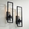 Possini Euro Design Possini Euro Reed 21" High Sand Black Wall Sconce Set of 2 - 2 of 4