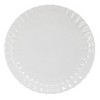 Elama Jane 16 Piece Scalloped Double Bowl Porcelain Dinnerware Set in White - 3 of 4