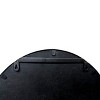 GlasFlength Decorative Wall Mirrors Oval Accent Mirror Wall Mirror Polished Mirror Decorative Mirror for Living Room, Black, 20.98"*0.79"*30.98" - 4 of 4