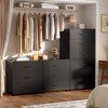 Aheaplus Closet Storage Cabinet 2 Set with 6 Drawers, Night Stand with Storage, 6-Drawers Dressers - 2 of 4