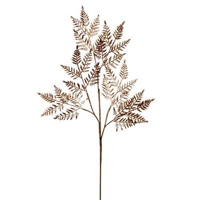 Vickerman 34" Metallic Fern Spray
