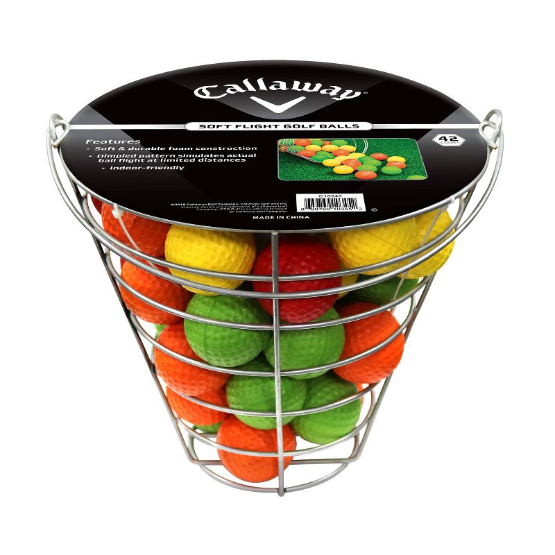 Callaway Assorted Soft Flight Golf Balls in Basket, 4 of 5