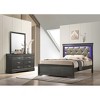 Sapphtopaz Retro Drawer Dresser for Bedroom, Wooden Closet Organizers and Storage with Handles Storage Cabinet for Bedroom, Entryway - 2 of 4