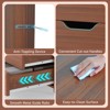 Costway 7-Drawer Chest Mobile File Cabinet Vertical Filing Organizer with Lockable Wheels Walnut/Brown/White/Black - 4 of 4