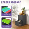 YONWAY Vertical File Cabinet with Lock, 5 Drawer Filing Cabinet, Steel File Storage Cabinet, for A4 Legal/Letter Size, for Home Office and School - 2 of 4