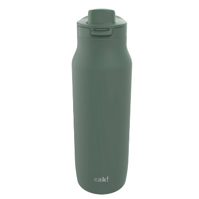 Zak Designs 24oz Stainless Steel Chug Water Bottle Sage Green : Target