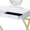 CAVINAS Vanity Desk with Mirror Modern Bedroom Furniture with Storage Drawers Desk with Drawers for Bedroom - 3 of 4