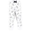 Hudson Baby Girls Cotton Pants and Leggings, Houndstooth Bows - 3 of 4