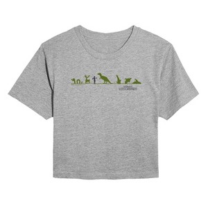 Women's - Edward Scissorhands - ES Topiary Cropped Graphic T-Shirt - 1 of 4
