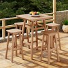 WestinTrends Malibu All Weather Hdpe Outdoor Patio Bar Height Dining Set (5-Piece) - 2 of 4
