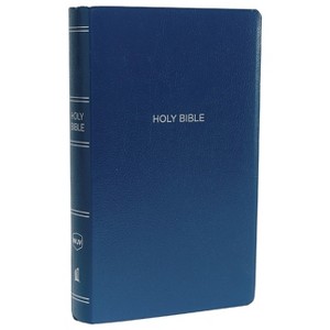 NKJV, Gift and Award Bible, Leather-Look, Blue, Red Letter Edition - by  Thomas Nelson (Leather Bound) - 1 of 1
