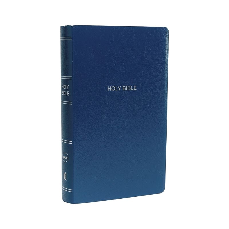 NKJV, Gift and Award Bible, Leather-Look, Blue, Red Letter Edition - by  Thomas Nelson (Leather Bound), 1 of 2