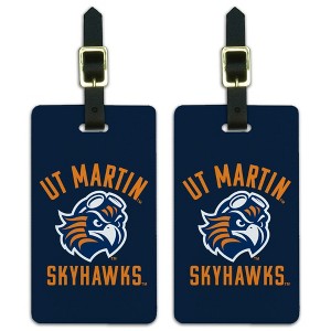 University of Tennessee Martin Skyhawks Logo Luggage ID Tags Suitcase CarryOn Cards  Set of 2 - 1 of 4