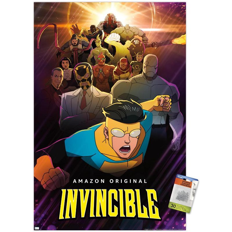 Trends International Invincible - Purple One Sheet Unframed Wall Poster Prints, 1 of 7