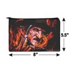 A Nightmare On Elm Street Freddys Fire Makeup Cosmetic Bag Organizer Pouch - 4 of 4