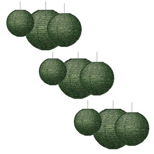 Teacher Created Resources® Boxwood Hanging Paper Lanterns, 3 Per Pack, 3 Packs - 1 of 2