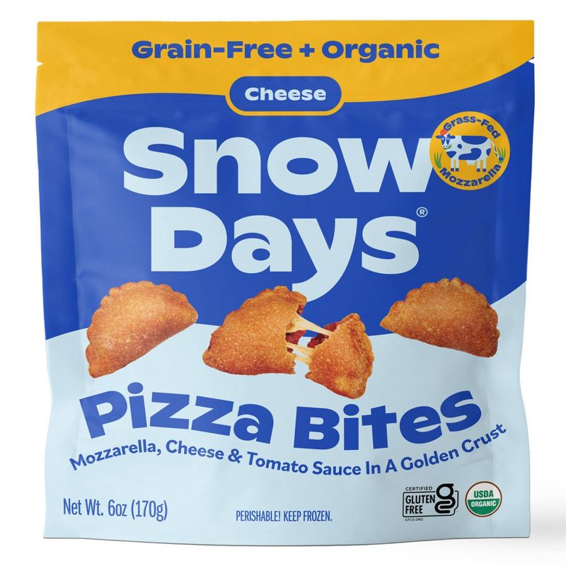 Snow Days Gluten Free Cheesy Organic Frozen Pizza Bites - 6oz, 1 of 9