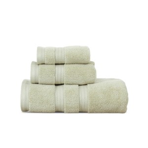 Home Weavers Elegance Essentials 550GSM 100% Cotton Zero Twist Super Absorbent Bath Towel Set - 1 of 4