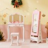 Infans Kids Jewelry Cabinet with Full-Length Mirror Drawer 2 Adjustable Tilt Angles - 3 of 4