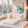 Okak Modern Convertible 2-in-1 Sofa Couch with Steel Frame,Corduroy Fabric Memory Foam Loveseats for Bedroom, Apartment - 3 of 4