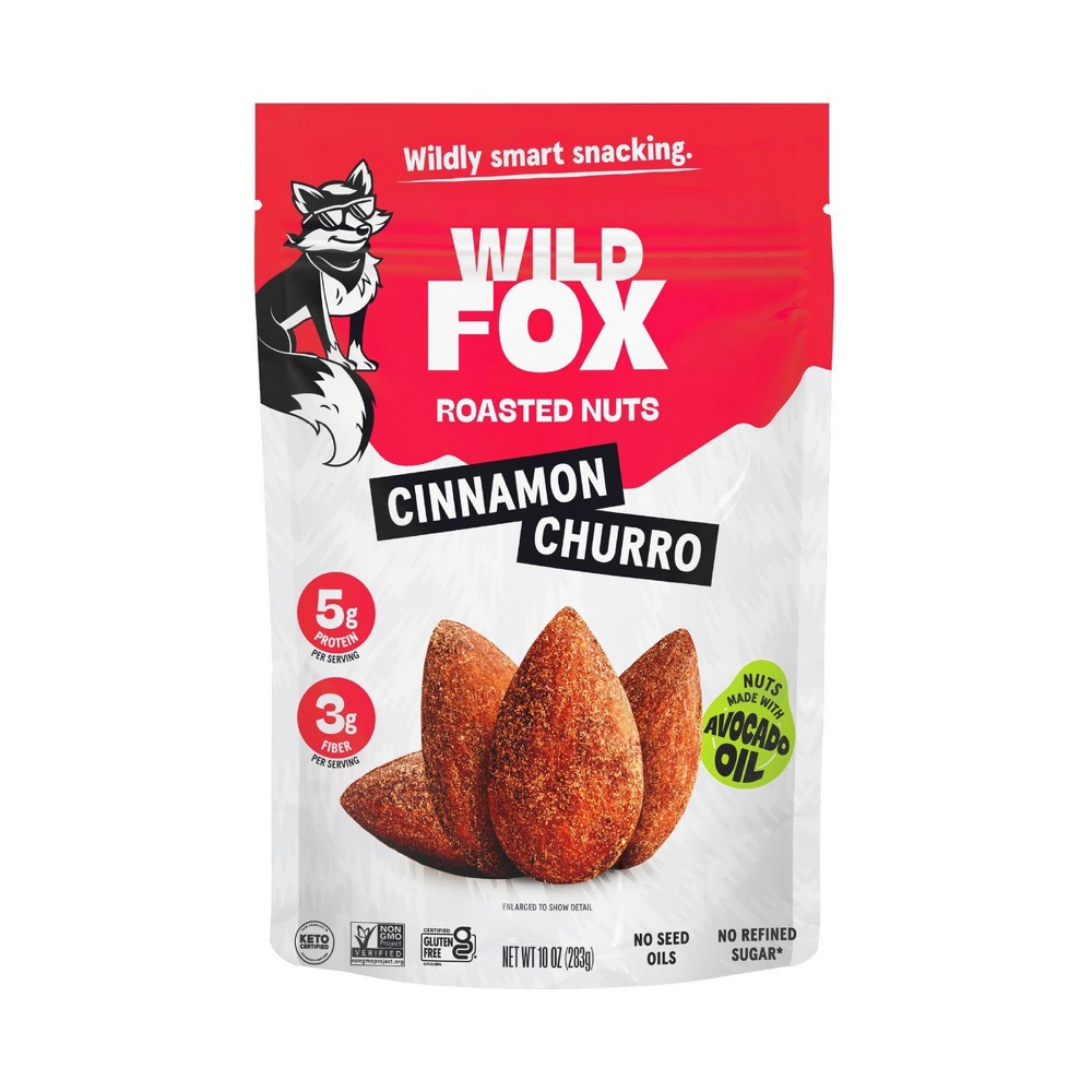 Wild Fox Cinnamon Churro Roasted Almonds - 10oz