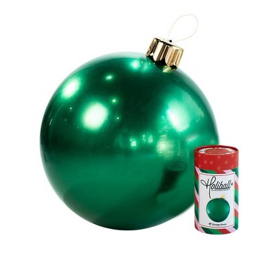 Holiball 30" Outdoor Decorative Sculpture Vintage Green