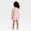 Toddler Girls' 2pc Hello Kitty Floral Cardigan Sweater and Skirt Set - Pink - 2 of 4