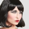 Adult Flapper Halloween Costume Wig Black - Hyde and EEK! Boutique™: Wig with Bangs, 1920s Style - 3 of 3